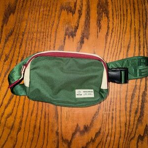 Green and Cream WOLFpak Crossbody Bag